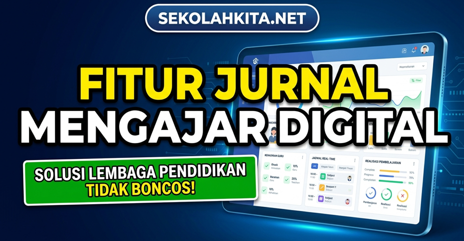 Solusi Jurnal Mengajar Guru Digital SEKOLAHKITA.NET: Pantau Jam Kosong & Tingkatkan Akurasi Gaji